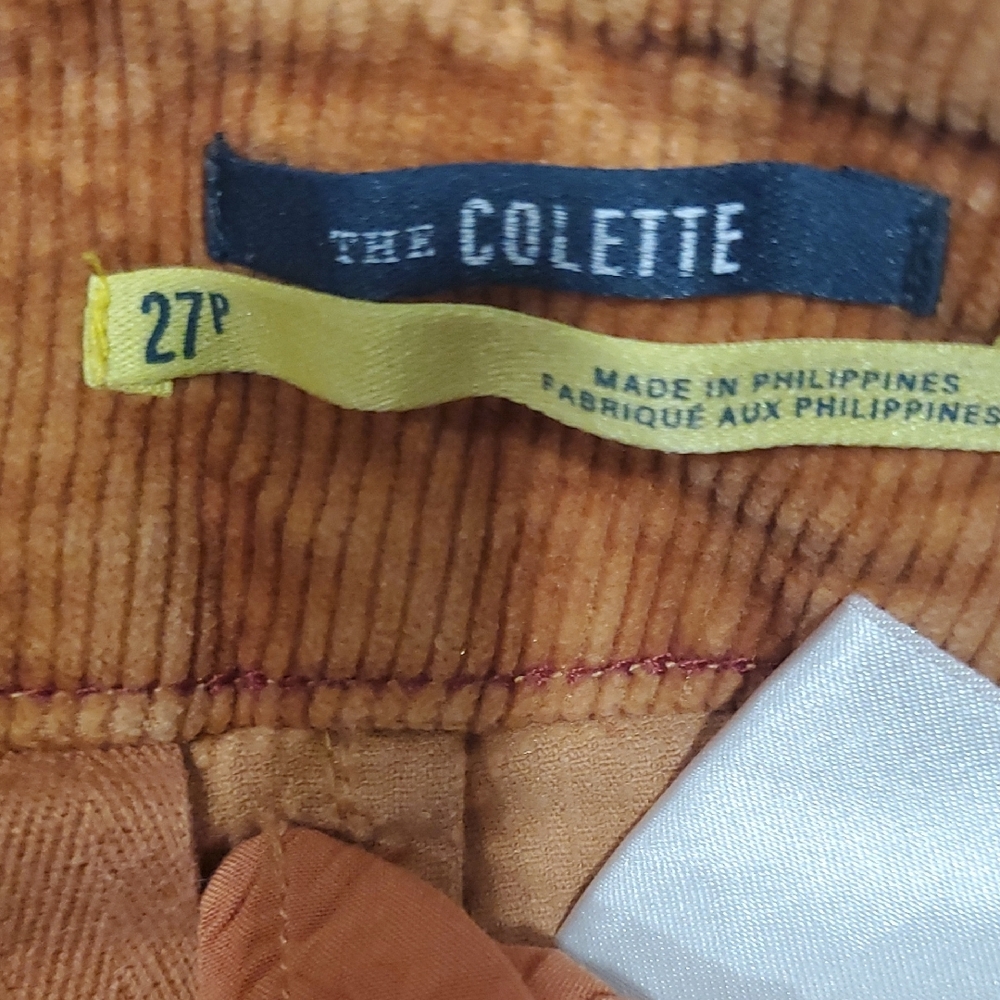 Maeve Anthropologie  Colette Corduroy Wide-Leg Crop  Pants Size 27 - Picture 10 of 14